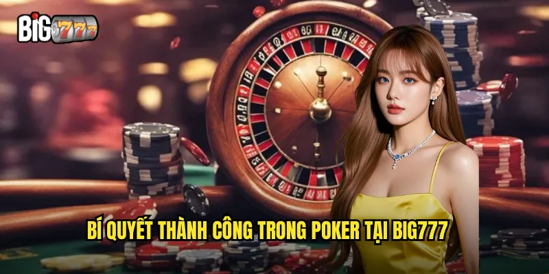 Poker Big777 - Đấu Trường Bài Bạc Đỉnh Cao Cho Cao Thủ 3 Bí quyết thành công trong poker tại big777